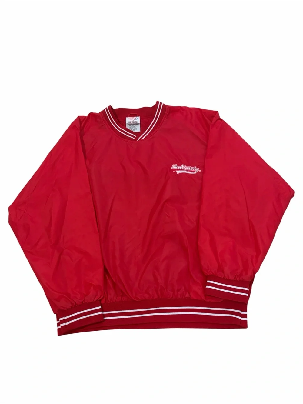 VTG Simply For Sports Indiana Hoosiers IU Windbreaker Pullover Adult XL Nylon
